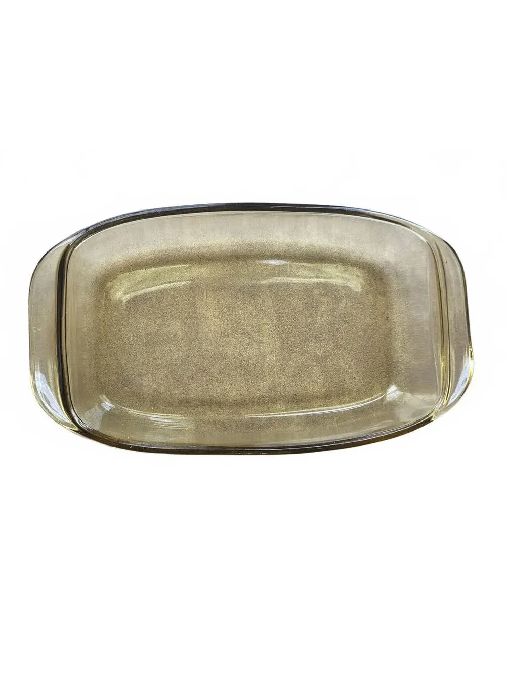 Vintage Dynaware Pyr-O-Rey Amber Glass Baking Dish Mexico 20